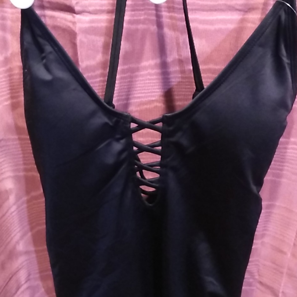 Sleek Black Swimsuit